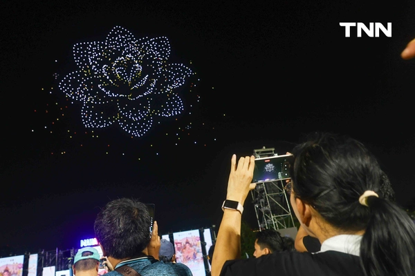 รูป-การแสดงโดรนแปรอักษร 1200 ตัว งาน “Maha Songkran World Water Festival 2026”-2