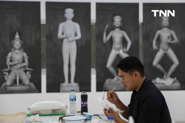 รูป-"ศุภจี" ตรวจความคืบหน้าจัดสร้าง "พระเมรุมาศ-ราชรถ" งานพระราชพิธีถวายพระเพลิงพระบรมศพ สมเด็จพระพันปีหลวง-9