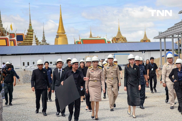 รูป-"ศุภจี" ตรวจความคืบหน้าจัดสร้าง "พระเมรุมาศ-ราชรถ" งานพระราชพิธีถวายพระเพลิงพระบรมศพ สมเด็จพระพันปีหลวง-34