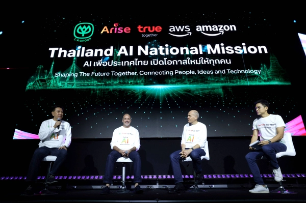 รูป-เครือซีพี อไรซ์ เวนเจอร์ส กรุ๊ป ทรู คอร์ปอเรชั่น และ Amazon เดินหน้าทรานสฟอร์มไทยสู่ศูนย์กลาง AI ระดับภูมิภาค-6