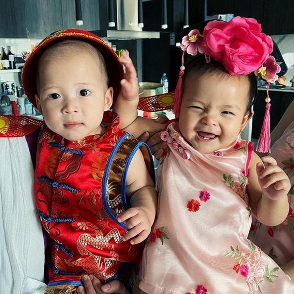 น่ารักสดใส! ตี๋น้อยหมวยน้อยลูกคนดัง แปลงโฉมรับเทศกาลตรุษจีน