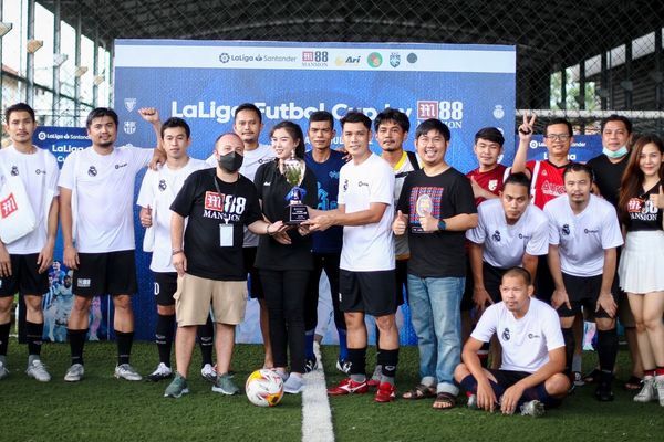 'KTFCเรอัล มาดริด' ผงาดแชมป์ฟุตบอล7คน 'ลาลีกาประเทศไทย2022'
