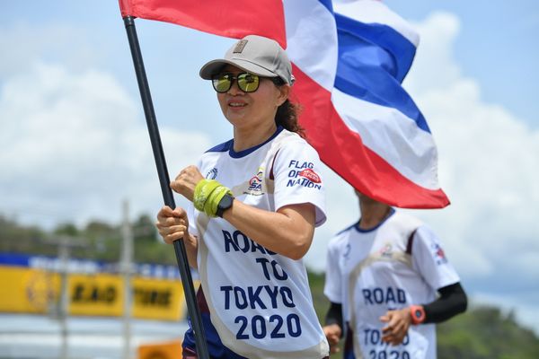 ชาวประจวบฯ รวมใจ วิ่งส่งธงชาติไทย ไปโตเกียวโอลิมปิก วันที่ 5 (คลิป)