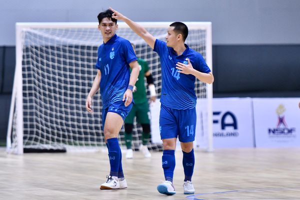 (ไฮไลท์) ผลฟุตซอล NSDF Futsal Championship 2023 สายเอ นัดแรก ไทย พบ โมซัมบิก