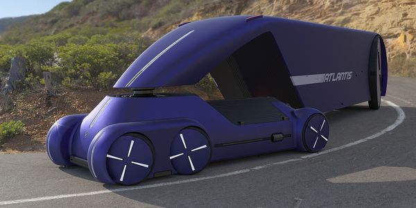 แนวคิดการออกแบบรถบรรทุกพลังงานไฟฟ้า ATLANTIS ขับเคลื่อนอัตโนมัติระดับ 5 Full Automation