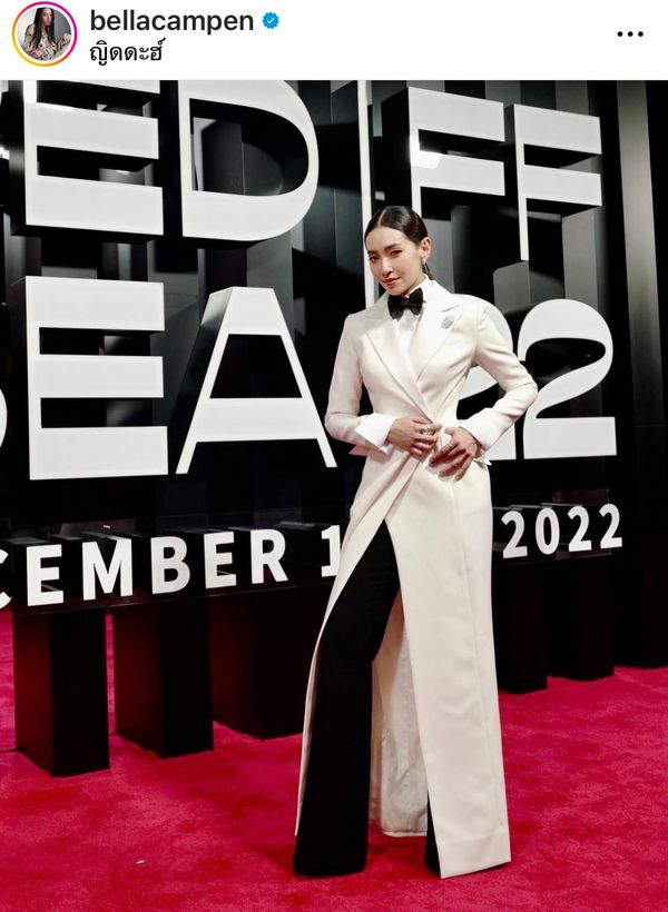 เบลล่า เฉิดฉายบนพรมแดง Red Sea International Film Festival 2022 (มีคลิป)
