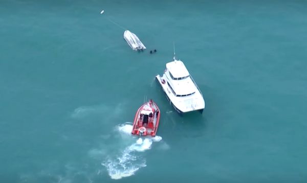 เรือเช่าเหมาลำพลิกคว่ำทะเลนิวซีแลนด์ เสียชีวิต 5 จนท.คาดชนกับ ‘วาฬ’