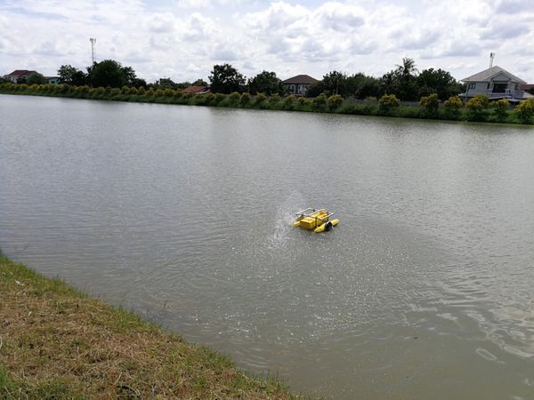 พาชมวารีกุญชร หุ่นยนต์สำรวจคลองส่งน้ำดิบฝีมือคนไทย