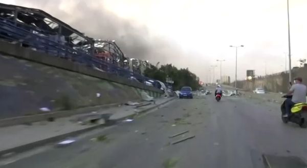 ประมวลภาพ ระเบิดครั้งใหญ่กลางเมืองหลวงเลบานอน (คลิป)