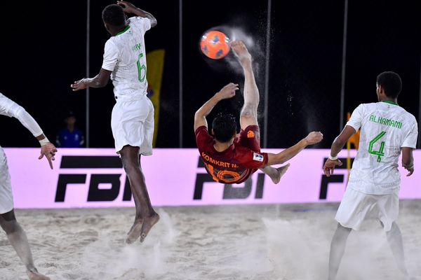 ผลฟุตบอลชายหาด ชิงแชมป์เอเชีย 2023 รอบแบ่งกลุ่ม นัดแรก ซาอุดิอาระเบีย พบ ไทย
