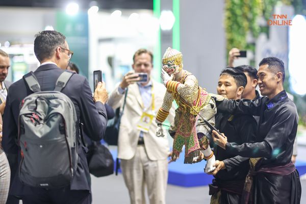 การแสดงชุด “หนุมานจับนางเบญจกาย” โชว์สื่อในงานประชุม APEC 2022