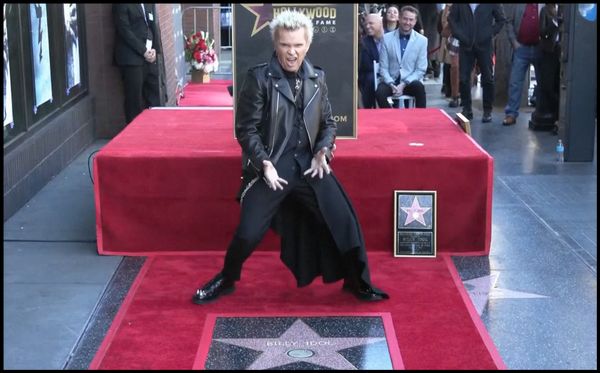 “Billy Idol”  ได้รับดวงดาว “Hollywood Walk of Fame”  