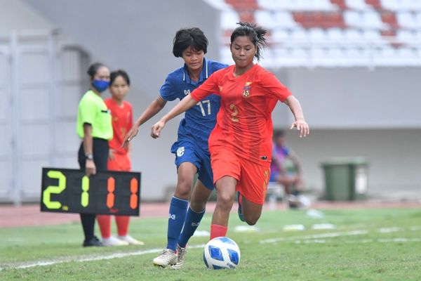 ผลฟุตบอลหญิง U18 ชิงแชมป์อาเซียน 2022 รอบชิงอันดับสาม เมียนมา พบ ไทย