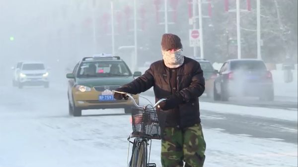 โม่เหอ เมืองทางเหนือของจีน หนาวสะท้าน -44.3 องศา