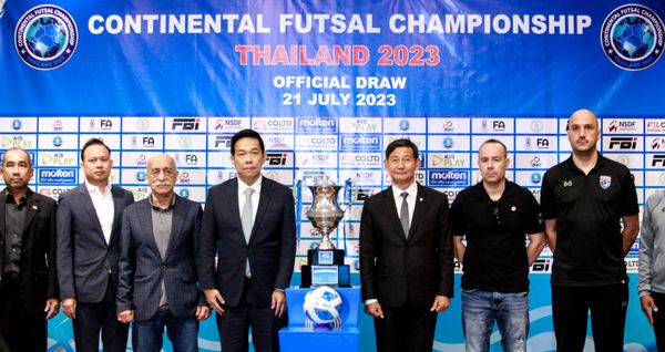 ผลจับสลากแบ่งกลุ่มฟุตซอล 'Continental Futsal Championship Thailand 2023'