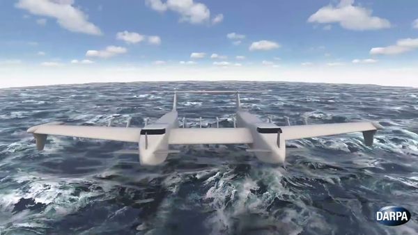DARPA เผยโฉมการออกแบบเครื่องบินทะเลบรรทุกของหนัก