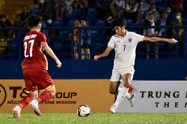 ผลบอลสด U19 ทันเนียน คัพ 2022 นัดที่สาม ไทย พบ เวียดนาม