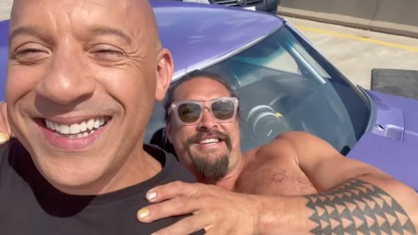 “Vin Diesel”  โพสต์ภาพสยบข่าวลือเกาเหลากับ “Jason Momoa”  ในกอง“Fast X”   