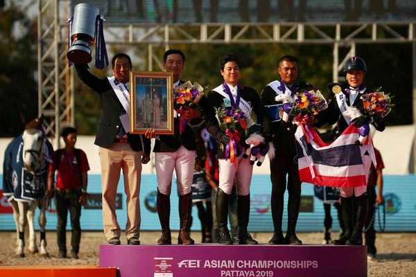 ไทยกวาด2เหรียญทอง ประเภททีม-เดี่ยวขี่ม้า “อีเวนติ้ง” ศึก FEI Asian 2019