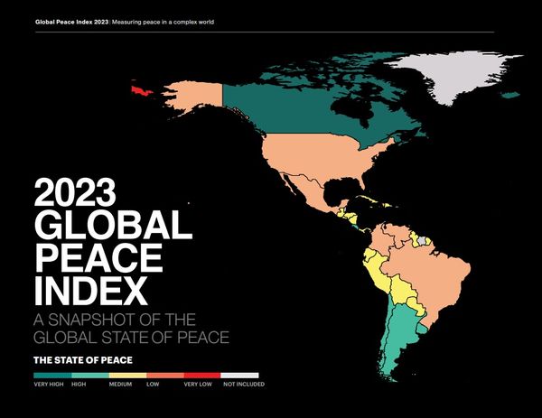 เปิดอันดับรายชื่อประเทศ สงบสุขมากที่สุด-สงบสุขน้อยที่สุดในโลก ปี 2566