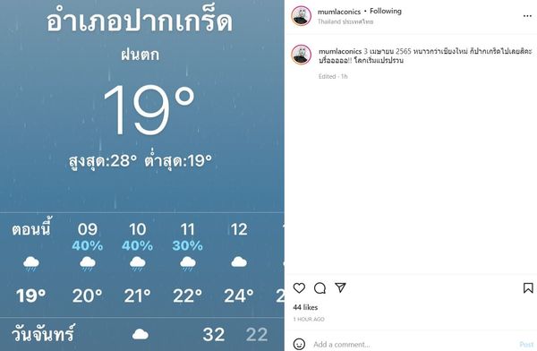 รู้แล้ว!! ทำไมประเทศไทยอุณหภูมิลด คนบันเทิง เผยความเห็นหลังสัมผัสอากาศหนาวเดือนเมษา