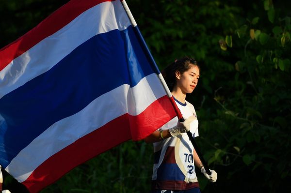 วันเดียวผ่าน 3 จังหวัด เพชรบูรณ์-ชัยภูมิ-ขอนแก่น วิ่งธงส่งกำลังใจทัพนักกีฬาไทย วันที่ 45