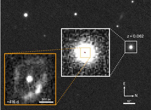 นักวิทย์ค้นพบหลุมดำ หลังการระเบิดพลังงานทำลายดาวฤกษ์