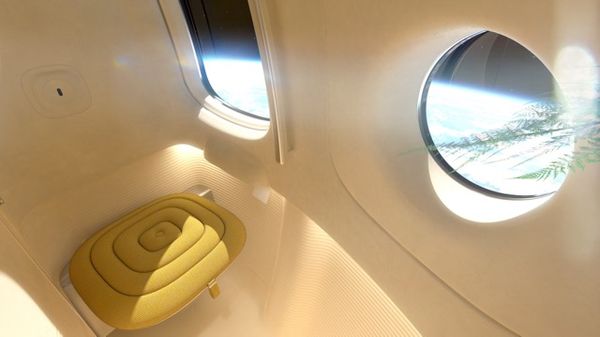 “Space Spa” ห้องน้ำบนแคปซูลท่องอวกาศ หรูหราราวสปานอกโลก