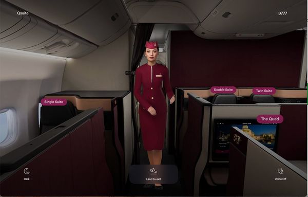 Qatar Airways เปิดชมเที่ยวบินพร้อมลูกเรือเสมือนจริง
