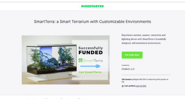 Smart Terra ตู้ระบบนิเวศอัจฉริยะ นวัตกรรมคนไทยช่วยดูแลต้นไม้