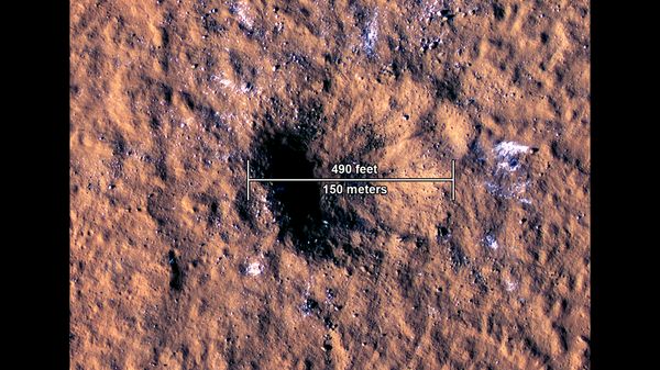 ยานอวกาศอินไซต์ของนาซา ตรวจพบอุกกาบาตพุ่งชนดาวอังคาร