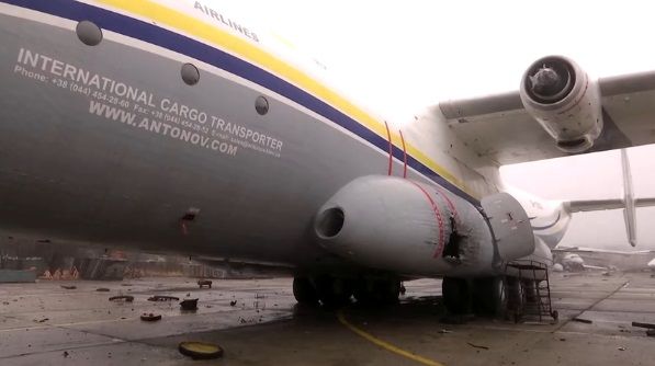 เปิดภาพ เครื่องบินใหญ่ที่สุดในโลก ล่าสุดเหลือแต่ซากหลังถูกรัสเซียยิงถล่ม!