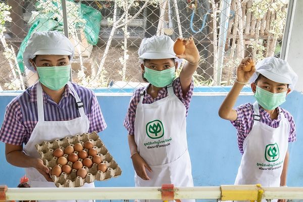“โรงเรียนบ้านแสนสุข” โมเดลความสำเร็จโครงการเลี้ยงไก่ไข่เพื่ออาหารกลางวัน