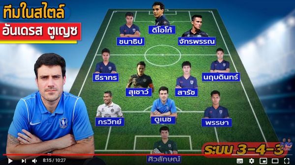 คนนี้ก็มา! 'ตูเนซ' จัดทีมไทยลีกในดวงใจตลอด 7 ปีที่ค้าแข้ง