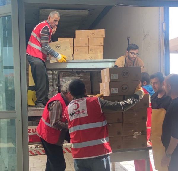 'CP ตุรกี' มอบอาหารกว่า 10,000 กก. ช่วยผู้ประสบภัยแผ่นดินไหวต่อเนื่อง