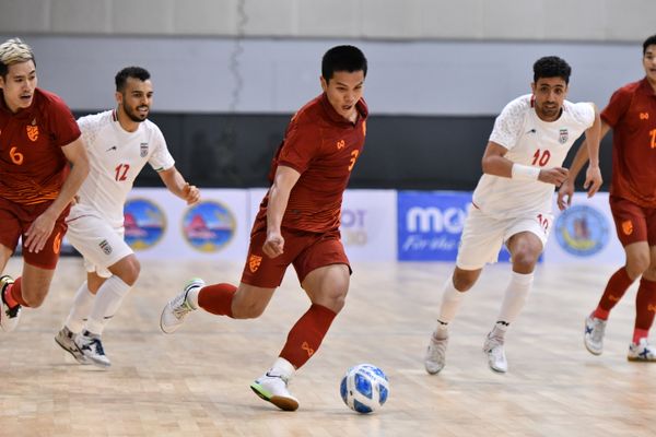 (ไฮไลท์)ผลฟุตซอล NSDF Futsal Championship 2023 รอบรองชนะเลิศ อิหร่าน พบ ไทย