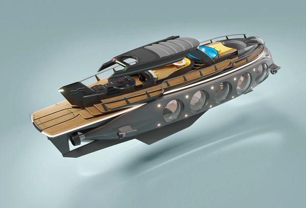 Nautilus เรือคอนเซปต์ไอเดียหรูหราขั้นสุด ดำดิ่งไปได้ทั้งบนผิวและใต้น้ำ