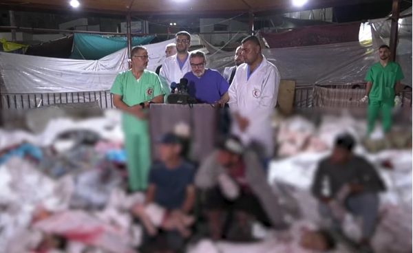 ถล่มโรงพยาบาลในฉนวนกาซา บาดเจ็บ-เสียชีวิตหลายร้อยคน!