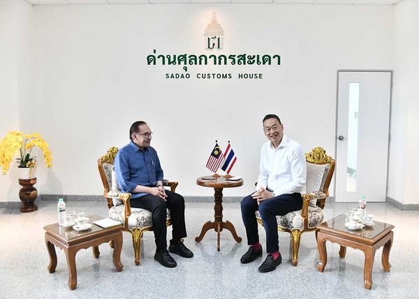 ประมวลภาพ นายกรัฐมนตรีไทย-มาเลเซีย ร่วมหารือทวิภาคีพัฒนาพื้นที่ชายแดน