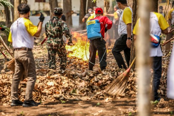 สิงห์อาสา จับมือเครือข่ายฯ ป้องกันไฟป่า 14 จังหวัด พื้นที่เสี่ยงทั่วประเทศ  พร้อมขยายผล “ห้องเรียนปลอดฝุ่น”