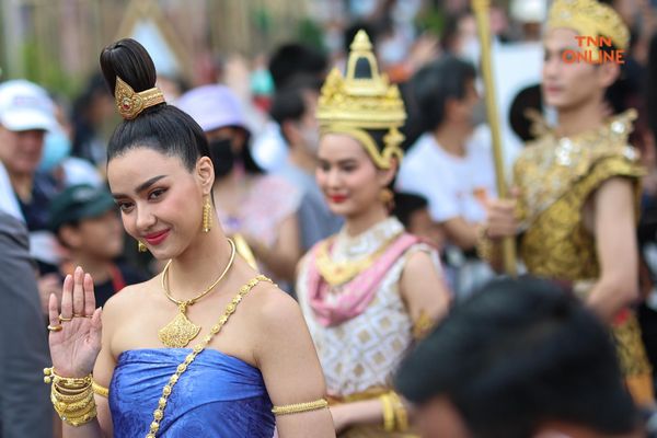 “อแมนด้า”งามอย่างไทย แปลงโฉมเป็น “นางกิมิทาเทวี”นางสงกรานต์ประจำปี 2566