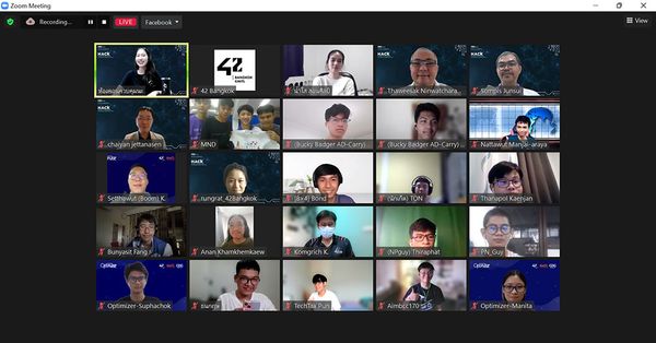 กลุ่มซีดีจี จับมือสถาบัน 42 Bangkok เผยความสำเร็จ Virtual Hackathon Ep.3