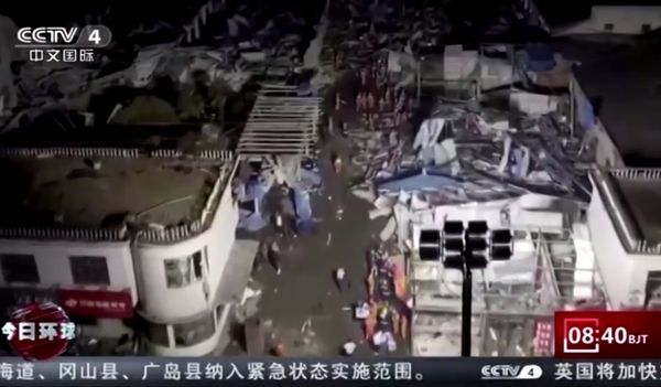 พายุทอร์นาโดถล่มอู่ฮั่น-ซูโจว ตายแล้ว 7 บาดเจ็บหลายร้อย