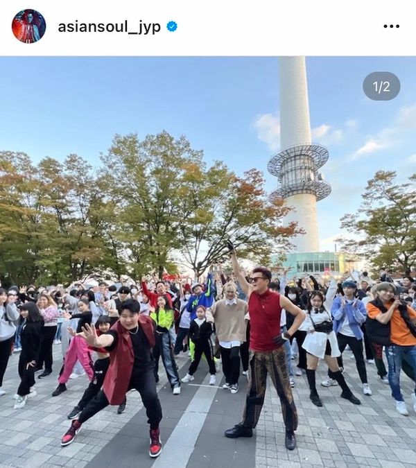 สุดเซอร์ไพรส์!! 'พัคจินยอง’ ประธานค่าย JYP ลัดฟ้าถ่าย Dance Challenge ที่เสาชิงช้า