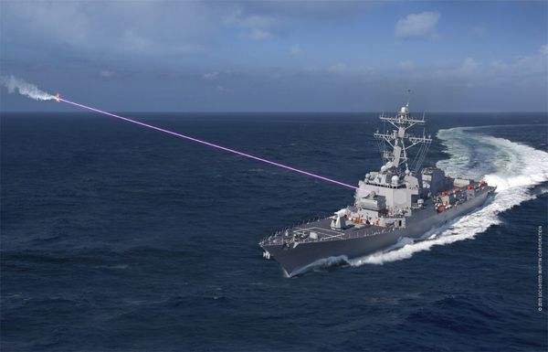 กองทัพเรือสหรัฐฯ ยิงโดรนด้วย เลเซอร์ไฟฟ้า เป็นครั้งแรก !?