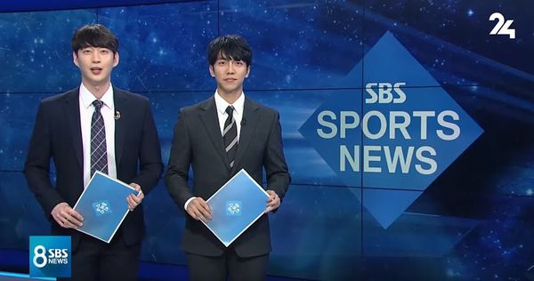 เซอร์ไพร้สสสส์!! อีซึงกิ โผล่เป็นผู้ประกาศข่าวกีฬาช่อง SBS (มีคลิป)