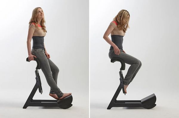 เก้าอี้ยืนสุดพิเศษ ช่วยจัดตำแหน่งกระดูกสันหลัง เพิ่มสุขภาพที่ดีในการทำงาน