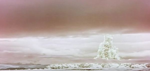 เปิดภาพจากคลิปวิดีโอลับ รัสเซียทิ้ง “ระเบิดไฮโดรเจน” ใหญ่สุดในโลก