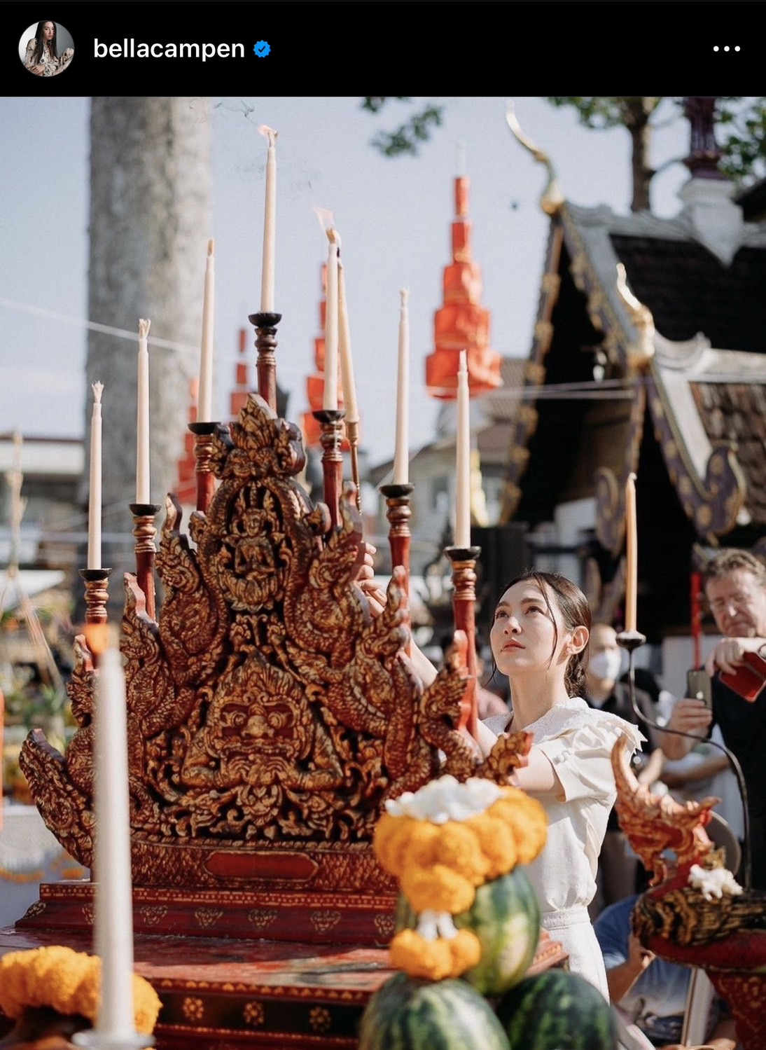 เบลล่า ราณี ร่วมเป็นเจ้าภาพเครื่องบวงสรวง งานประเพณีของจังหวัดเชียงใหม่ เบลล่า ราณี ร่วมเป็นเจ้าภาพเครื่องบวงสรวง งานประเพณีของจังหวัดเชียงใหม่