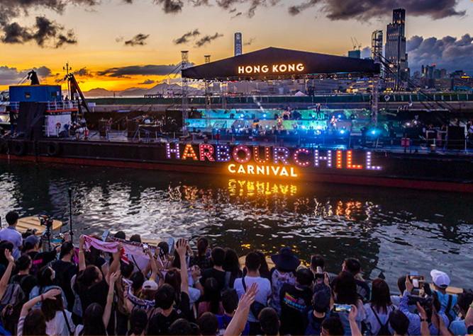 ไทแทน ศิลปินไทยหนึ่งเดียวบนเวที 2023 Harbour Chill Carnival ที่ฮ่องกง 